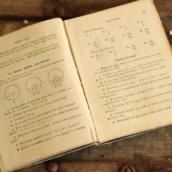 Vintage 1910s Book, "The Stone-Millis Arithmetic, Intermediate", by Stone Millis - Picture 11 of 15